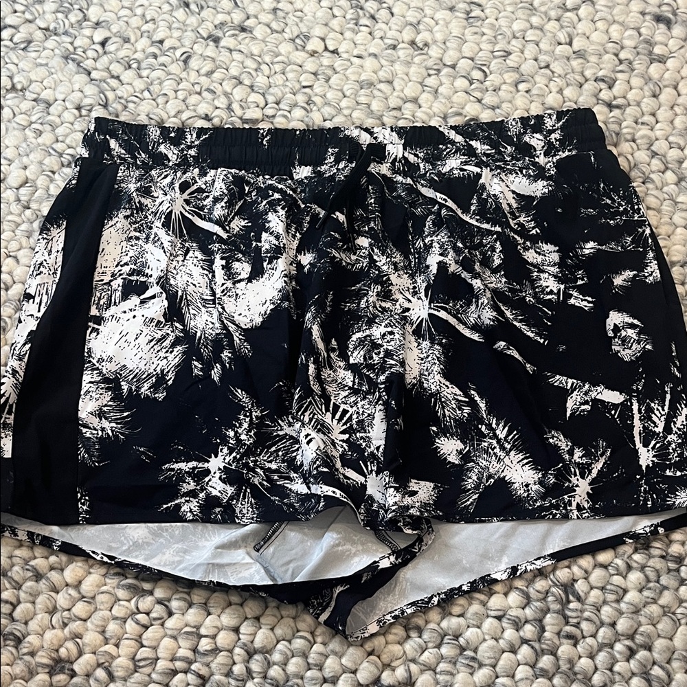 Stylish Black and White Women's Shorts